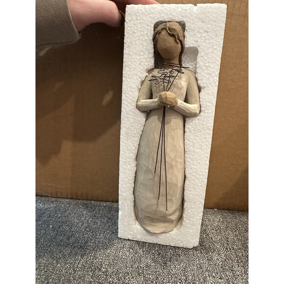 Willow Tree "Grateful" Figurine Statue Susan Lordi 2004 Demdaco #26147 New Boxed - Picture 1 of 2